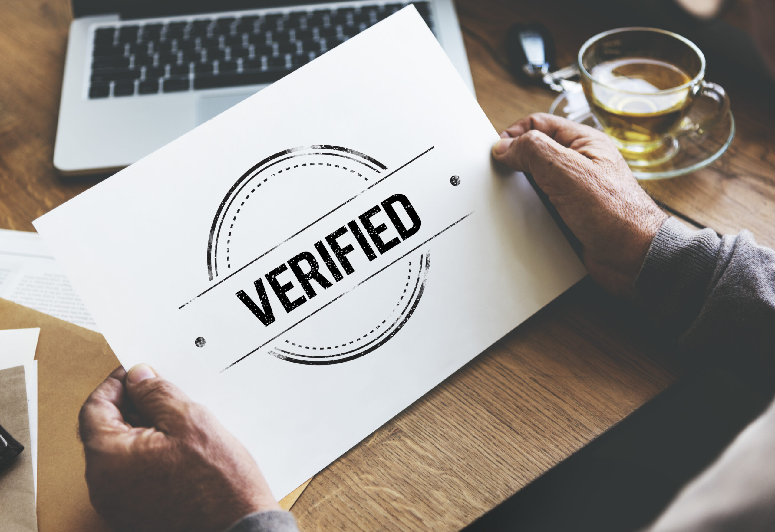 verified certified affirm authorised approve concept scaled